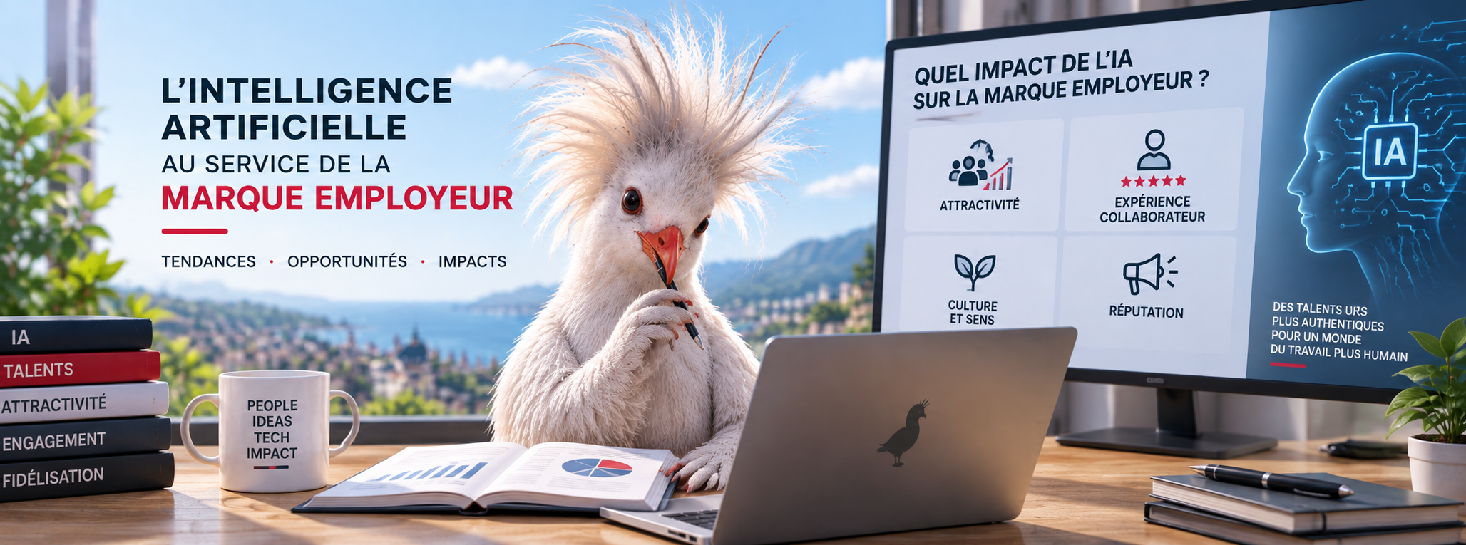 Illustration de l'article : L'impact de l'IA sur la perception de la marque employeur